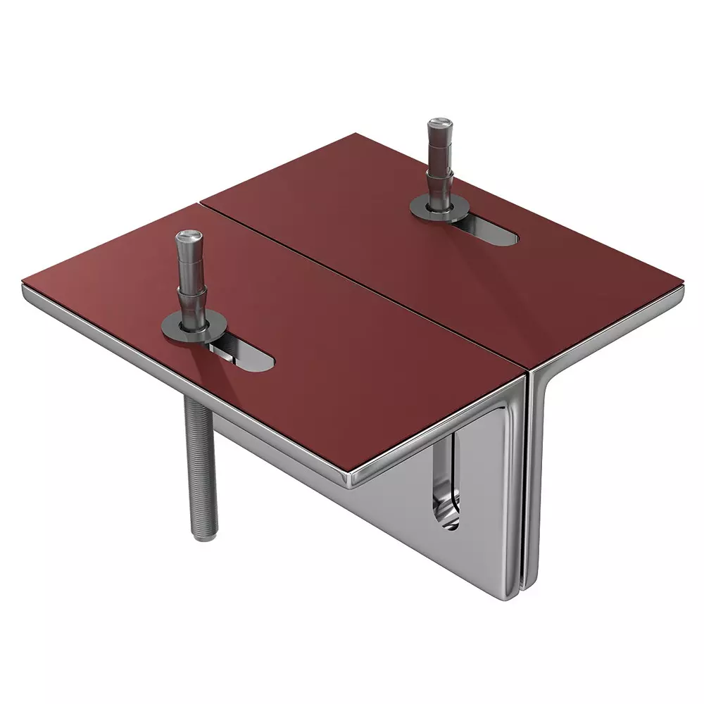 AIDO XL-C 6037 Nickel Chromium Plated Steel Facade Bracket