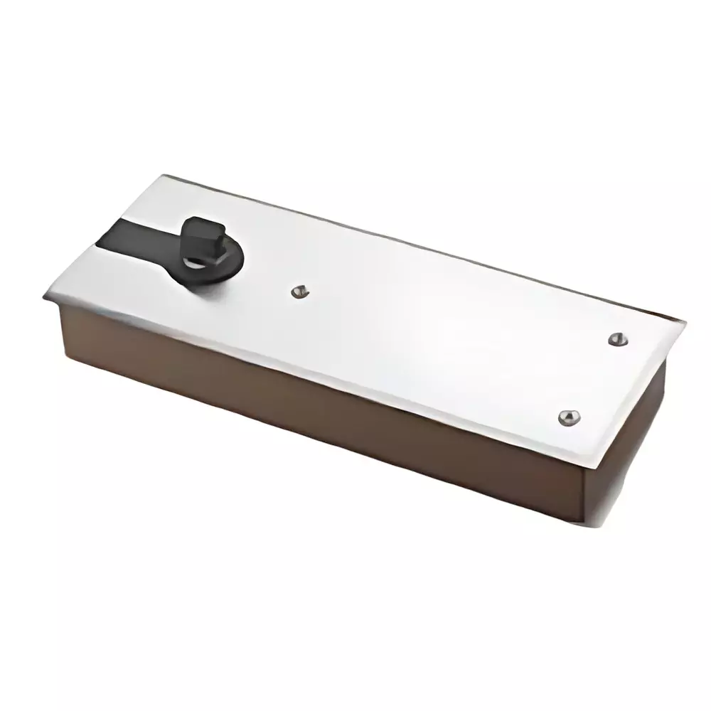 GEZE Floor Spring Center Hung Type SS Finish MS + SS304 Cover Body with Double Speed Adjustment, 8115646