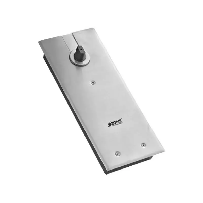 OZONE Cam Action Floor Spring with Double Cylinder High-Grade SS 304 Satin Stainless Steel Finish, FS-8400 STD SSS