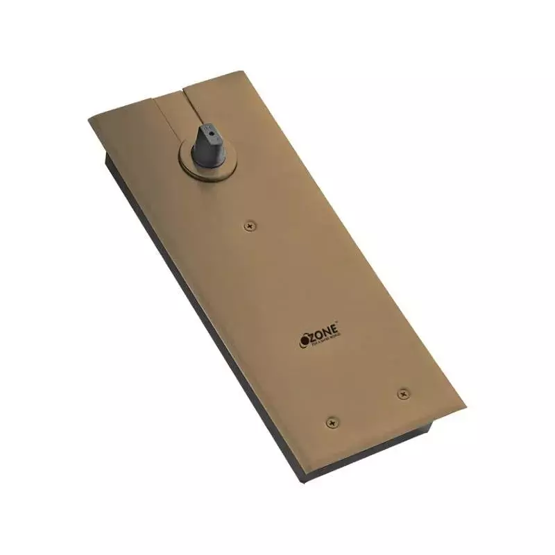 OZONE Cam Action Floor Spring with Double Cylinder High-Grade SS 304 Tan Brass Finish, FS-8400 STD TAN BRASS