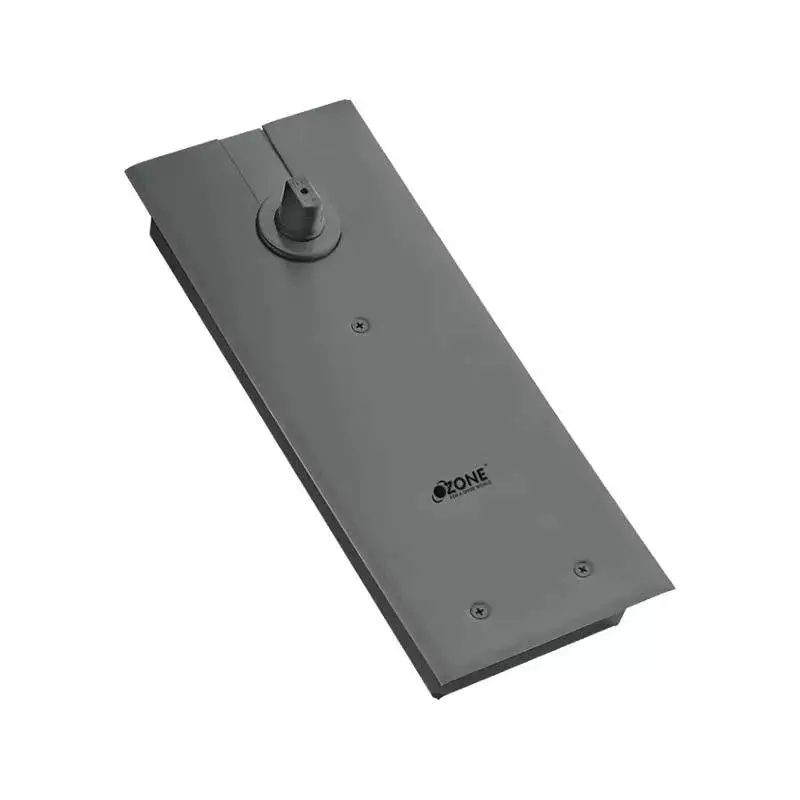 OZONE Cam Action Floor Spring with Double Cylinder High-Grade SS 304 Phantom Grey Finish, FS-8400 STD PHANTOM GREY