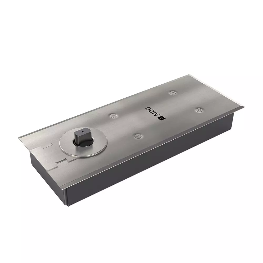 AIDO XL-C 6111 Floor Spring Size 3 90° Hold Open With Accessories