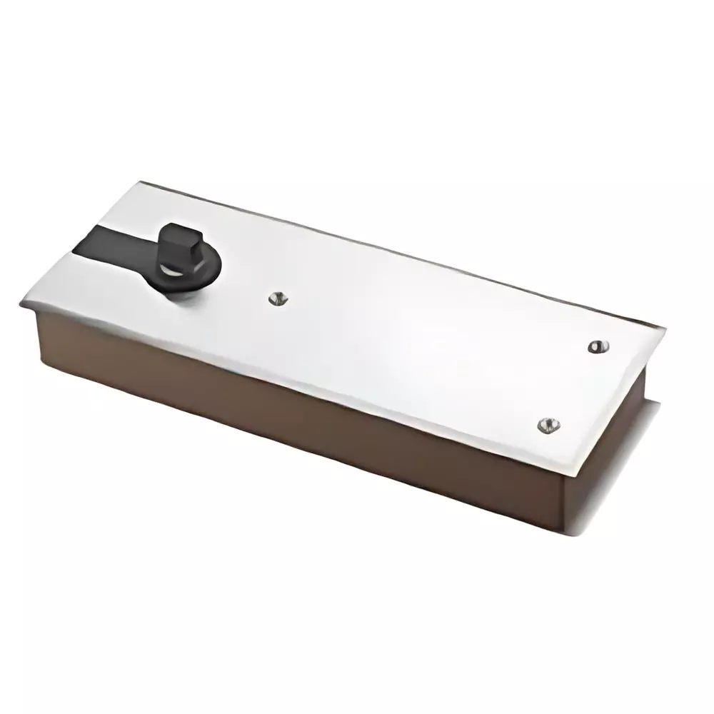 GEZE Floor Spring Center Hung Type SS Finish MS + SS304 Cover Body with Double Speed Adjustment, 8115645