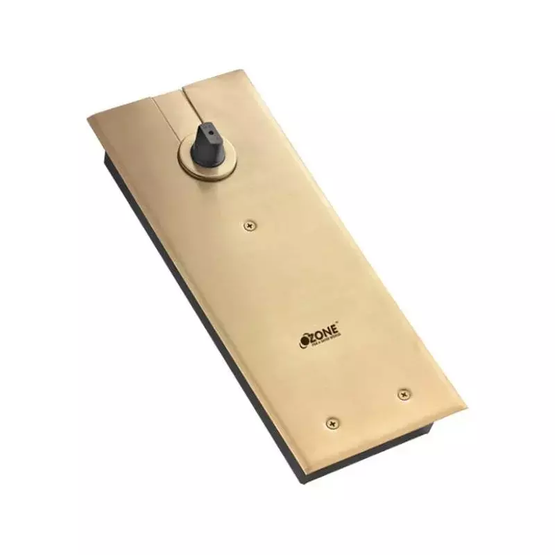 OZONE Cam Action Floor Spring with Double Cylinder High-Grade SS 304 Antique Brass Finish, FS-8400 STD ANTIQUE BRASS