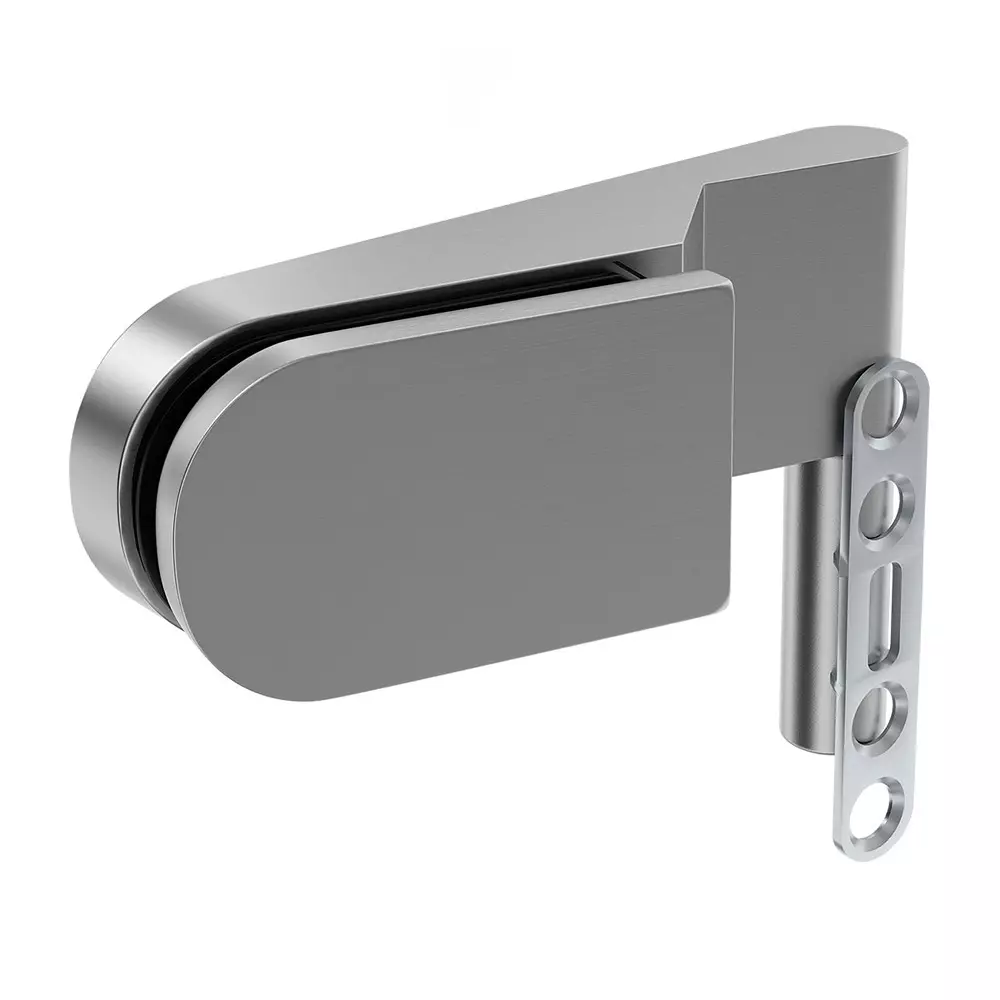 AIDO XL-C 305 Aluminium Silver Finish Internal Glass Door Hinge