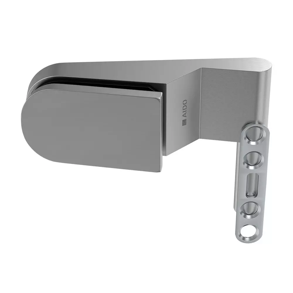 AIDO XL-C 305 Aluminium Silver Finish Internal Glass Door Hinge