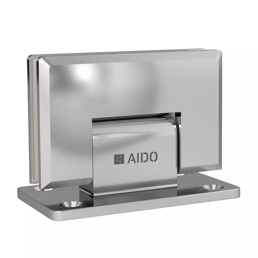 AIDO XL-C 8001 Polished Chrome Finish Shower Fitting Glass to Wall Hinge 90°