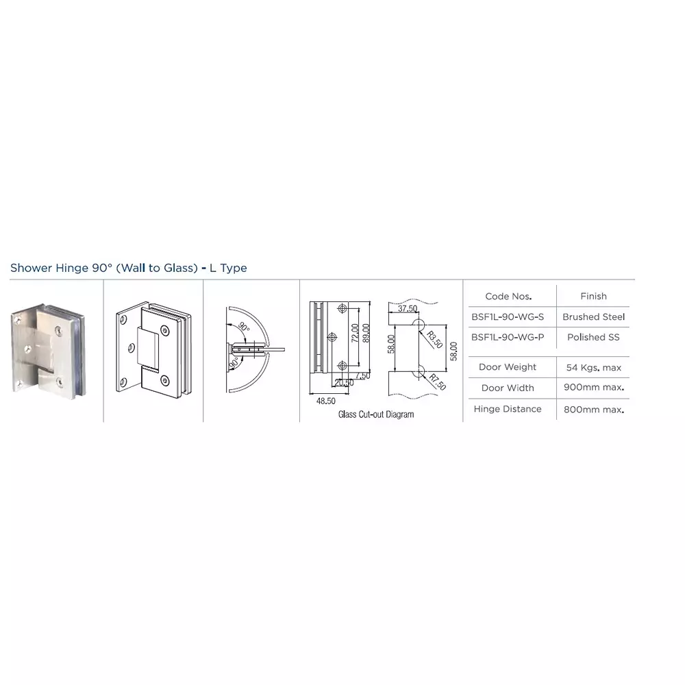 ebco-ss-304-shower-hinge-90-wall-to-glass-l-type-polished-ss-finish-and-54-kg-max-door-weight-bsf1l-90wg-p