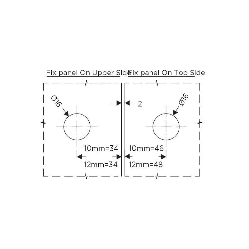 OZONE Glass to Glass Connector 90° High-Quality Metal Black Matt Finish, OGC-3 STD BM