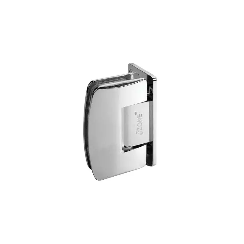OZONE Wall-to-Glass Offset Hinge for 8–10 mm Glass Thickness Satin Nickel, OSH-OFS-11 STD SN