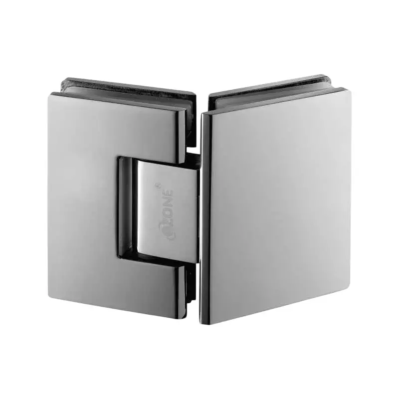 OZONE Glass-to-Glass Hinge 135° for 6, 8 & 10 mm Glass Thickness Satin Stainless Steel, OSSH-333-ED PSS