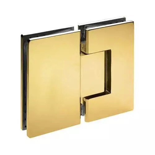 OZONE Glass to Glass Hinge 180° Premium-Grade Metal Rose-Gold G-PVD Finish, OSSH-22-ED STD ROSE-GOLD G-PVD