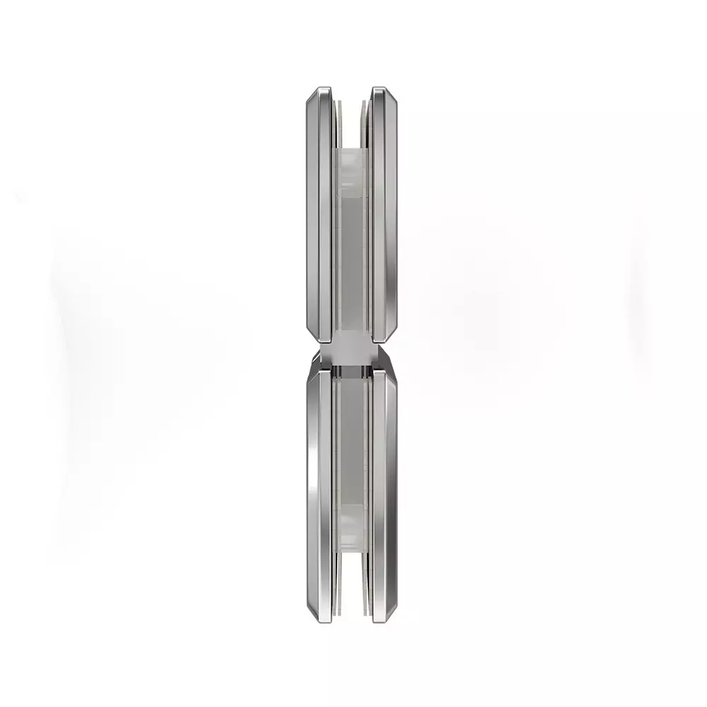 AIDO XL-C 8004 Polished Chrome Finish Shower Fitting Glass to Glass Hinge 180°
