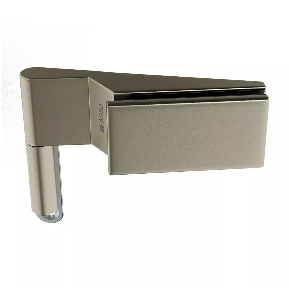 AIDO XL-C 306 Aluminium Satin Stainless Steel Finish Internal Glass Door Hinge