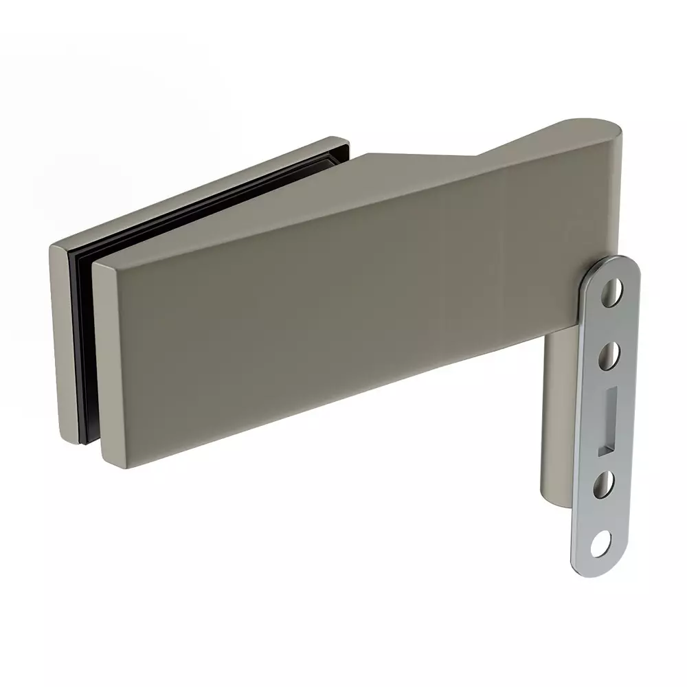 AIDO XL-C 306 Aluminium Satin Stainless Steel Finish Internal Glass Door Hinge