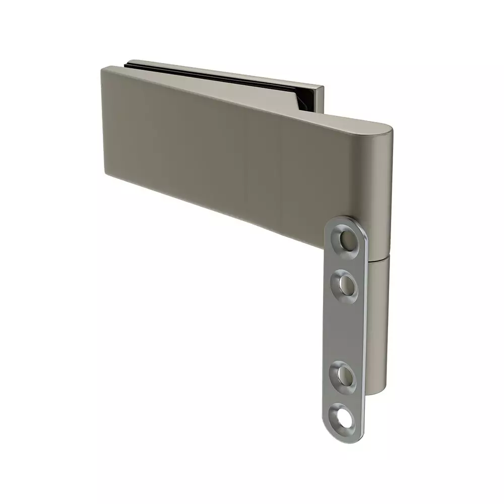 AIDO XL-C 306 Aluminium Satin Stainless Steel Finish Internal Glass Door Hinge