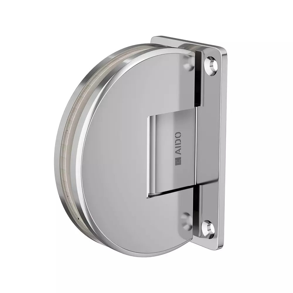AIDO XL-C 5001 Polished Chrome Finish Shower Fitting Glass to Wall Hinge 90 Degree