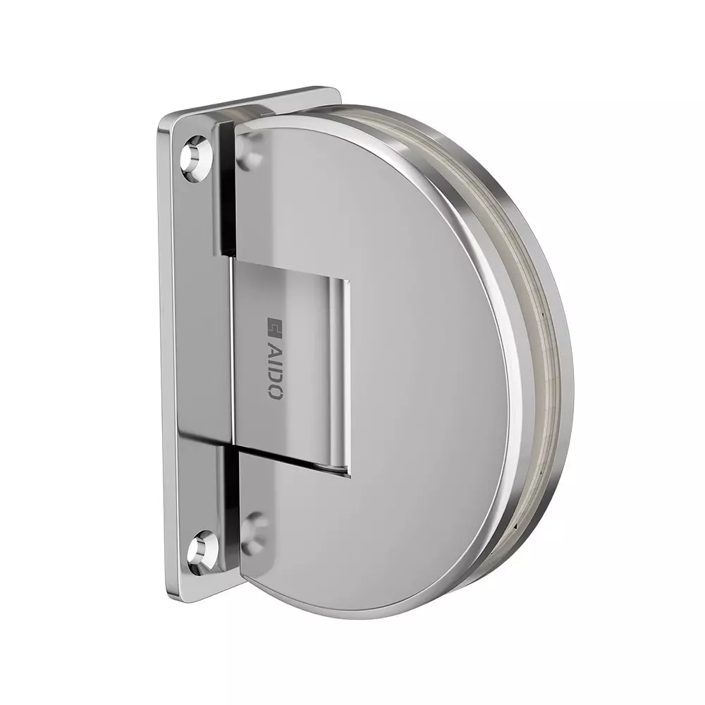 AIDO XL-C 5001 Polished Chrome Finish Shower Fitting Glass to Wall Hinge 90 Degree