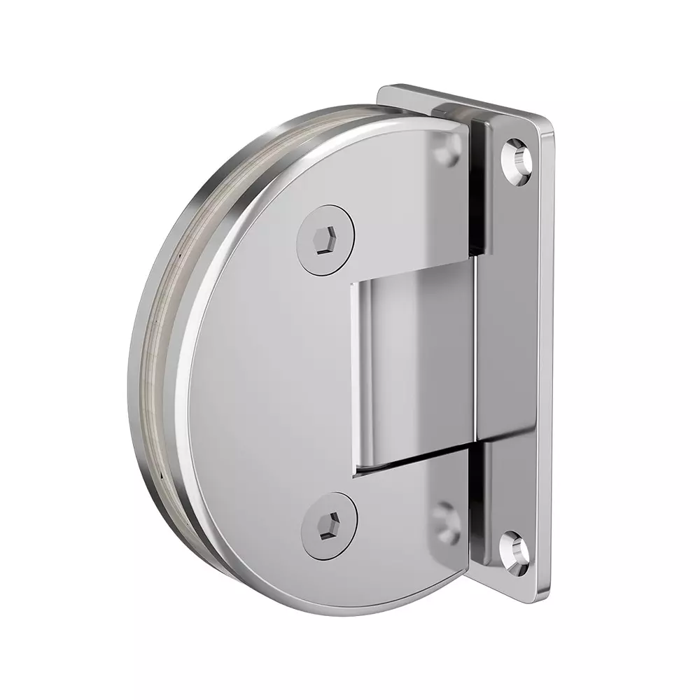 AIDO XL-C 5001 Polished Chrome Finish Shower Fitting Glass to Wall Hinge 90 Degree