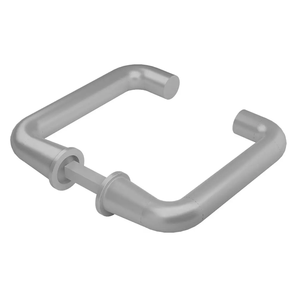 AIDO XL-C OSCILIO Lever Handte Aluminium Silver Finish for 8-10 mm Glass Thickness, XL-C 5423