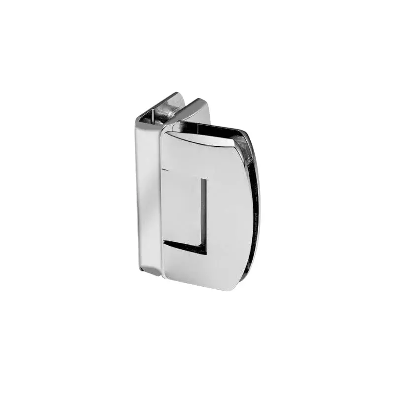 OZONE Glass-to-Glass Hinge 90° Double Action Type Satin Nickel Finish, OSH-44 STD SN