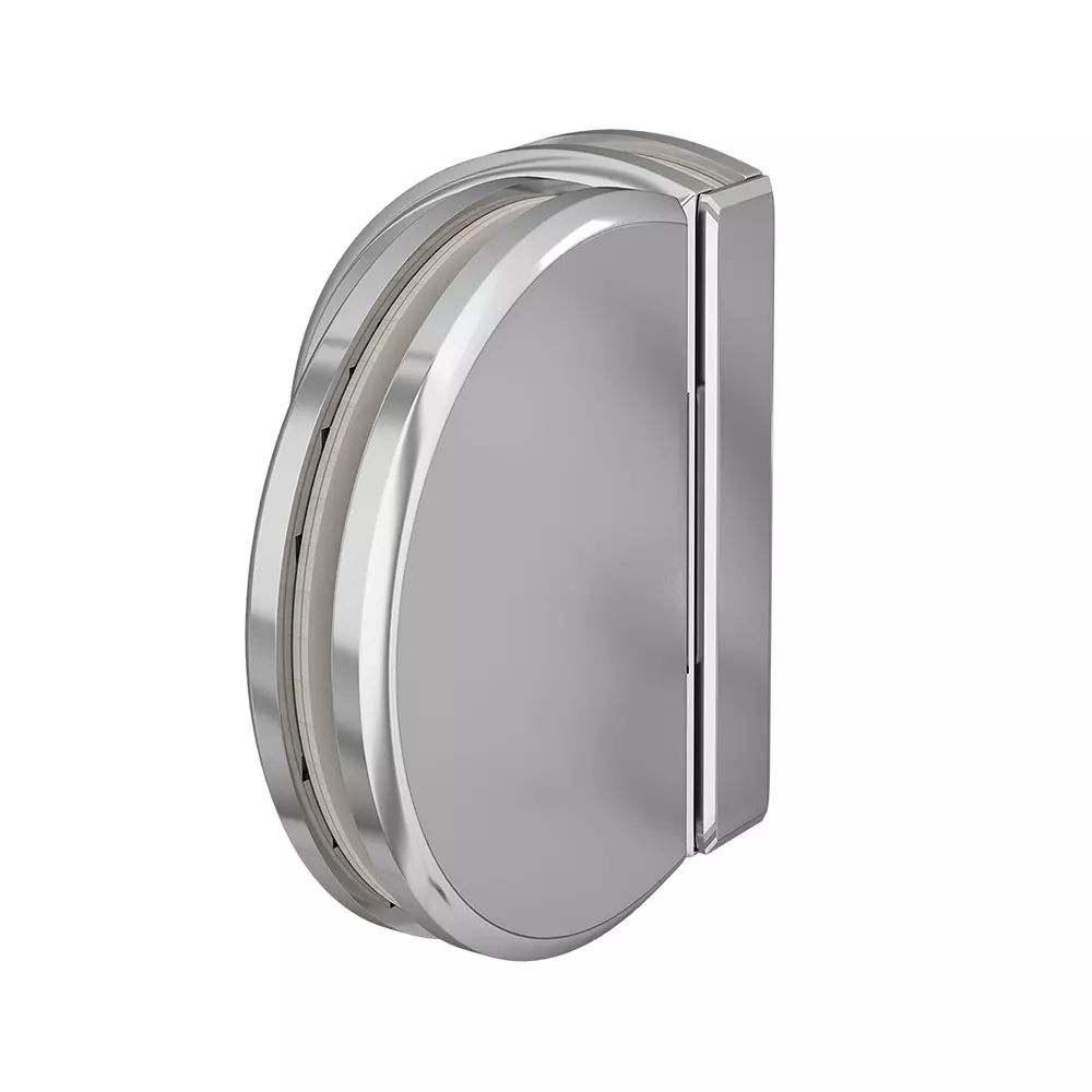 AIDO XL-C 5003 Polished Chrome Finish Shower Fitting Glass to Glass Hinge 90 Degree