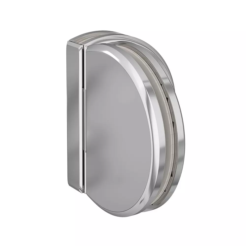 AIDO XL-C 5003 Polished Chrome Finish Shower Fitting Glass to Glass Hinge 90 Degree