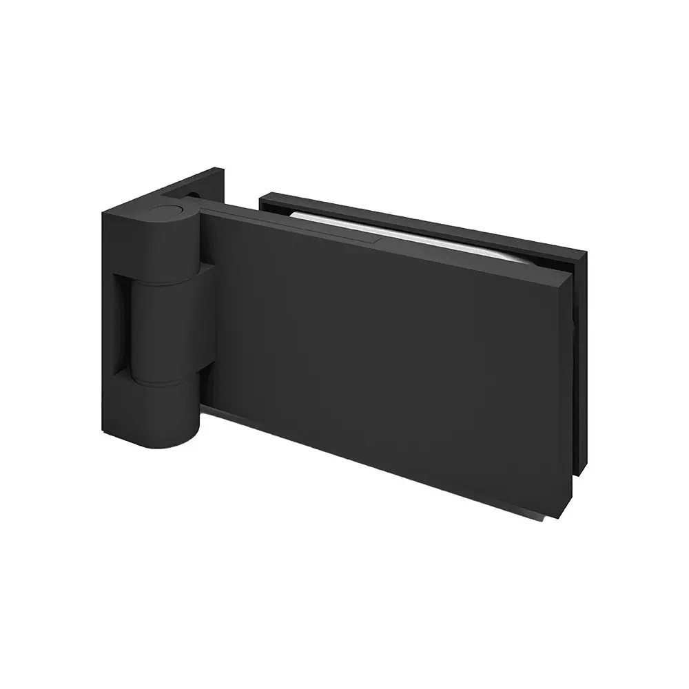 AIDO XL-C OSCILIO Curved Hinge Matt Black Finish for 8-10 mm Glass Thickness, XL-C 5424