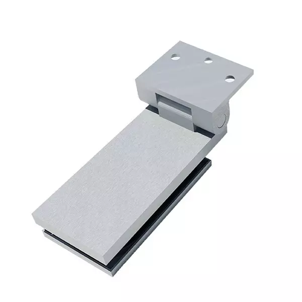 AIDO XL-C OSCILIO Edge Hinge Aluminium Silver Finish for 8-10 mm Glass Thickness, XL-C 5431