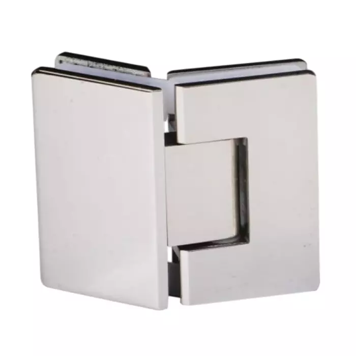 Ebco SS 304 Shower Hinge 135° Glass to Glass 54 Kg Max. Door Weight