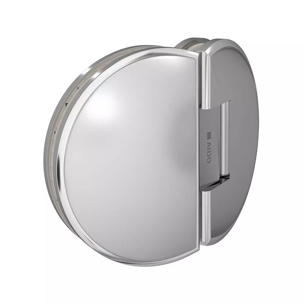 AIDO XL-C 5005 Polished Chrome Finish Shower Fitting Glass to Glass Hinge 135 Degree