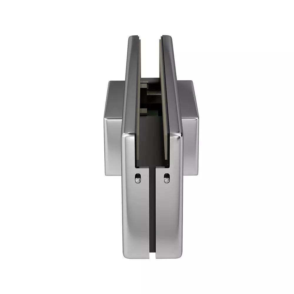 AIDO XL-C 4011A Corner Lock Patch with EPC and Strike Plate Glass Door Accessory