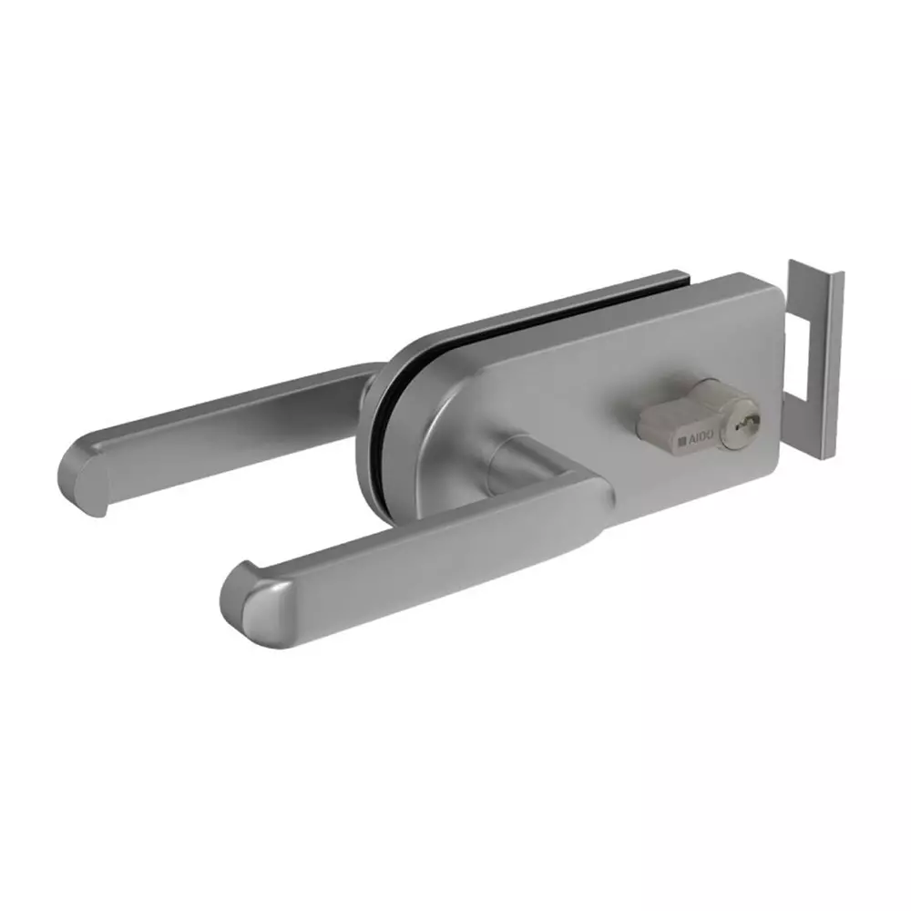 AIDO XL-C 307 Aluminium Silver Finish Internal Glass Door Lock