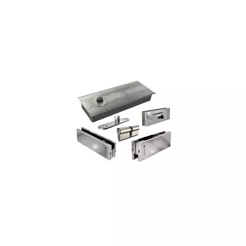 AIDO XL-C Glass Door Package with Lock Polished Chrome Finish 60 Kg Max Door Weight, XL-C 4081