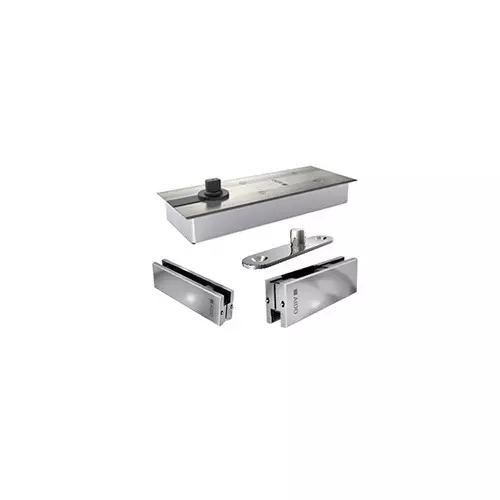 AIDO XL-C Glass Door Package without Lock Polished Chrome Finish 80 Kg Max Door Weight, XL-C 4090