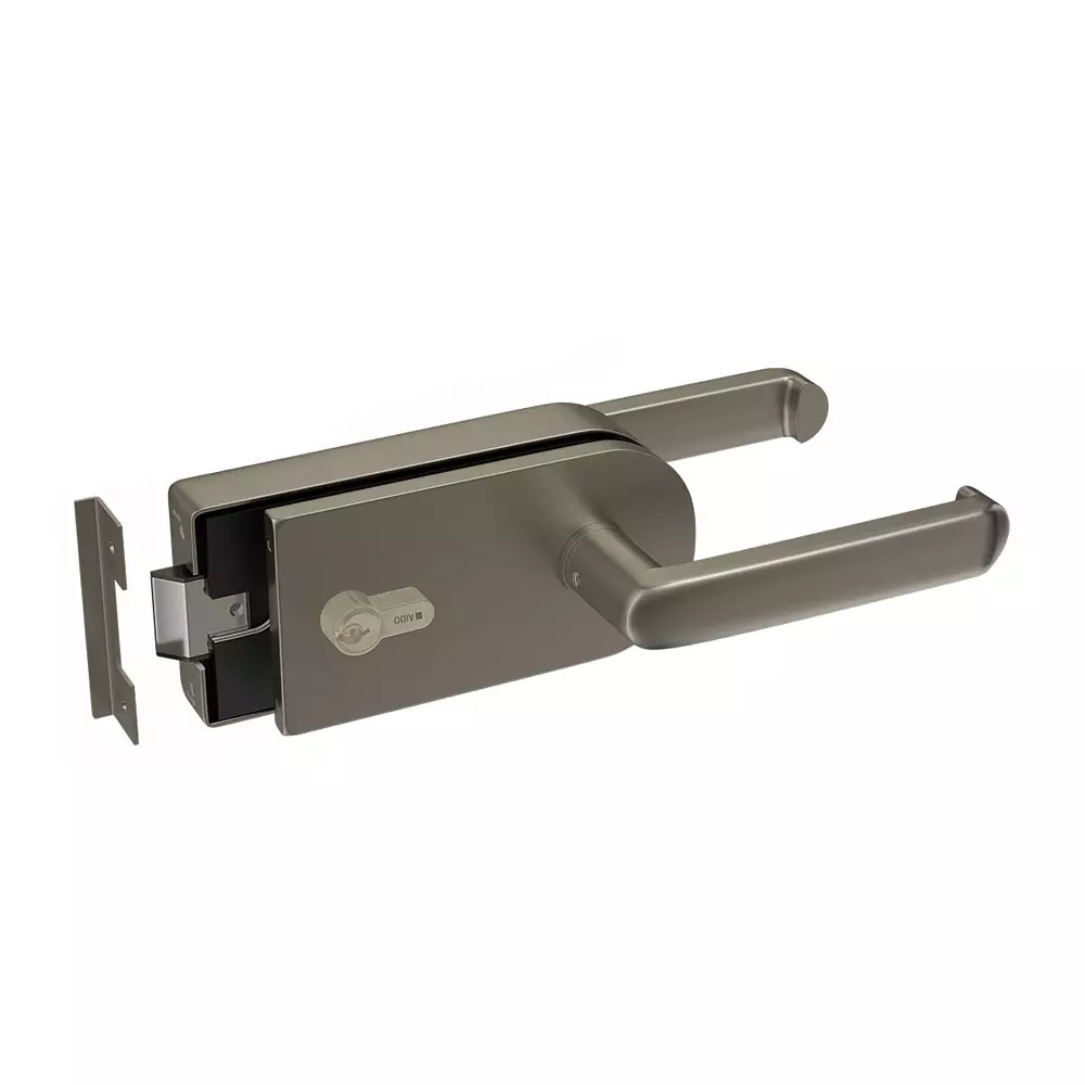 AIDO XL-C 309 Aluminium Satin Stainless Steel Finish Internal Glass Door Lock