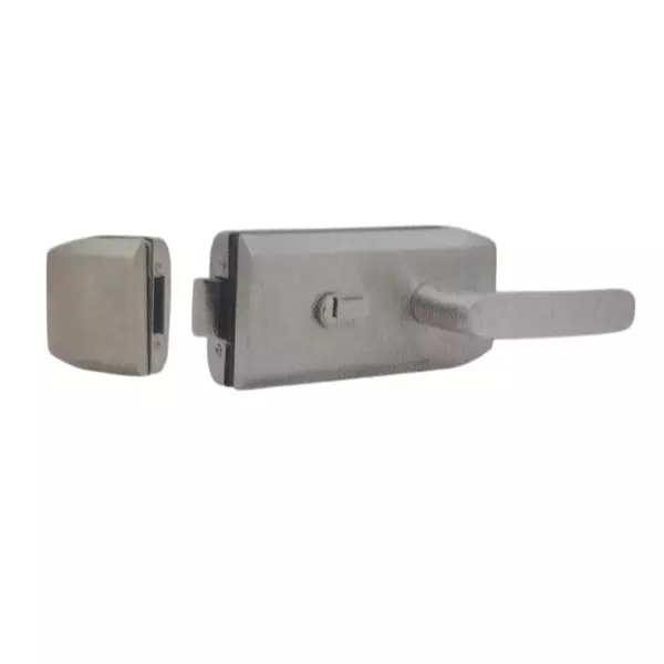 Safex Door Lock 8-12 mm Thickness Stainless Steel Matt Finishing, SGML-5-SS