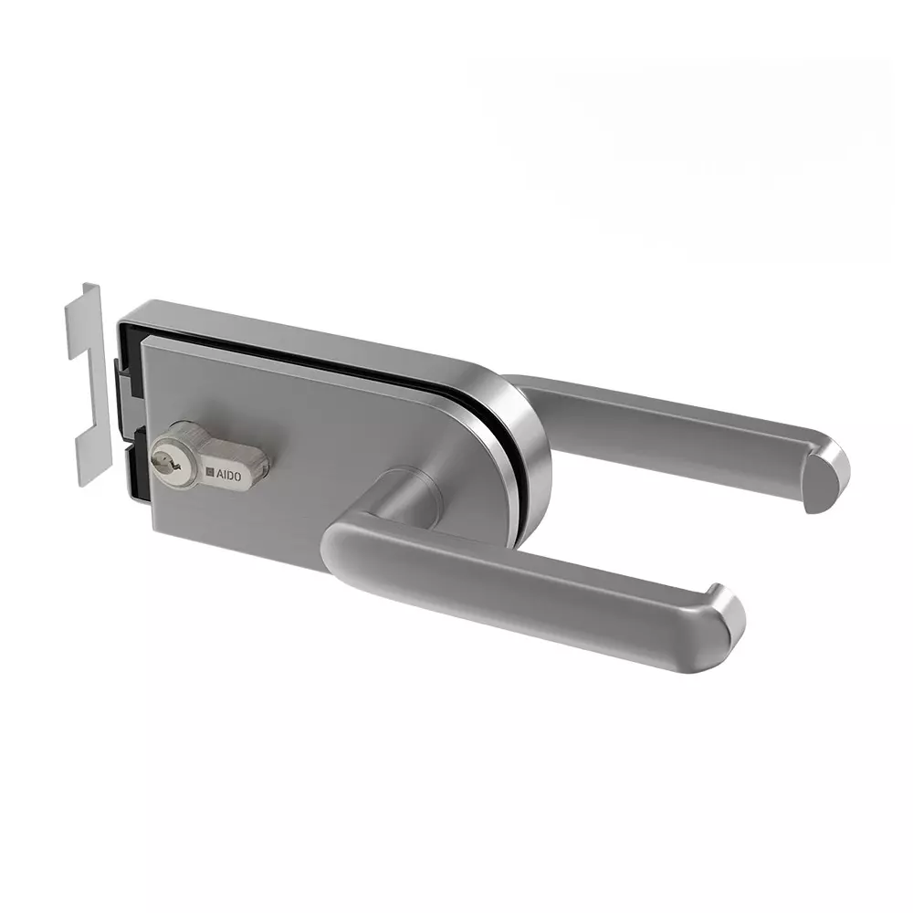 AIDO XL-C 301 Aluminium Silver Finish Internal Glass Door Package - 1