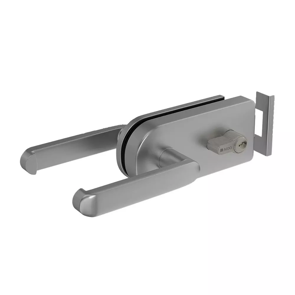 AIDO XL-C 301 Aluminium Silver Finish Internal Glass Door Package - 1