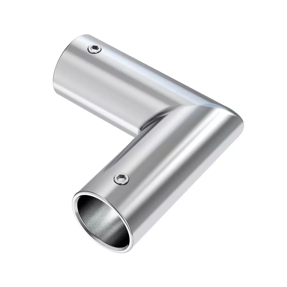 AIDO XL-C 5021A Polished Chrome "L" Connector