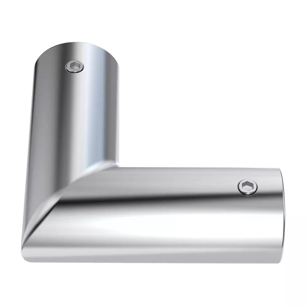 AIDO XL-C 5021A Polished Chrome "L" Connector