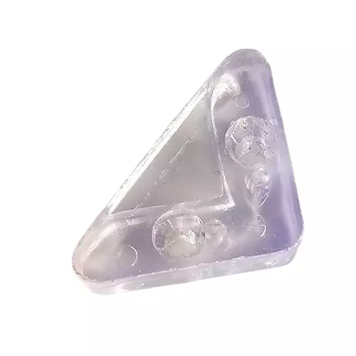 Ebco Glass Corner Holder Clear Finish for 4 mm Glass Thickness, GCH-2 (Pack of 200)