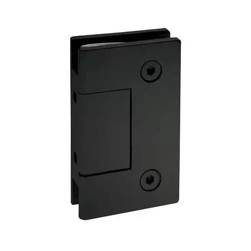 OZONE Wall to Glass Bracket High-Quality Metal Black Matt Finish, OSSH-55-ED STD BM