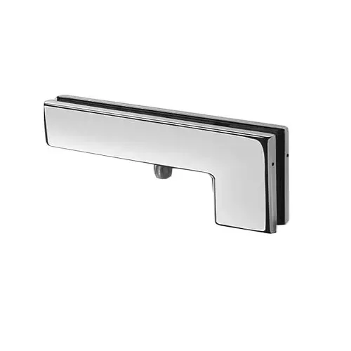 GEZE Stainless Steel 304 Over and Side Panel SS Finish Suitable For 10 to 12 mm Glass Doors, 8115641