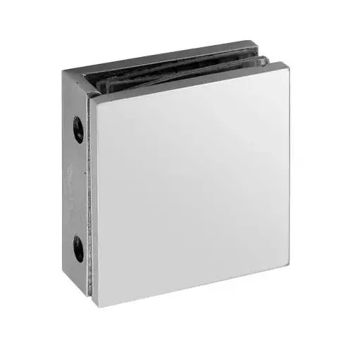 OZONE Wall to Glass Connector High-Quality Durable Construction Polished Stainless Steel Finish, OGC-111-ED STD PSS