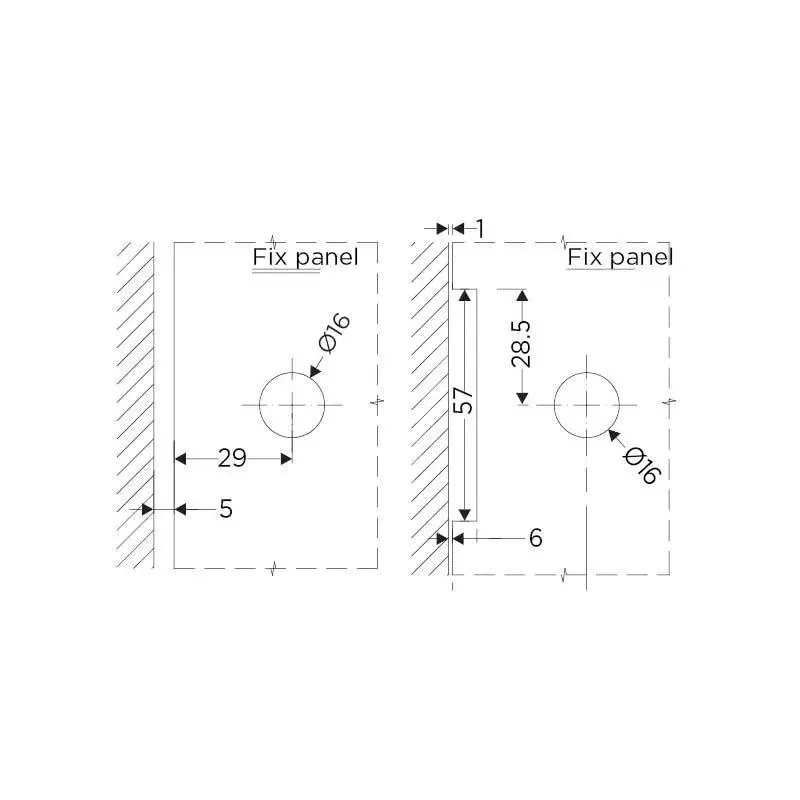 OZONE Wall to Glass Connector High-Quality Durable Construction Polished Stainless Steel Finish, OGC-111-ED STD PSS