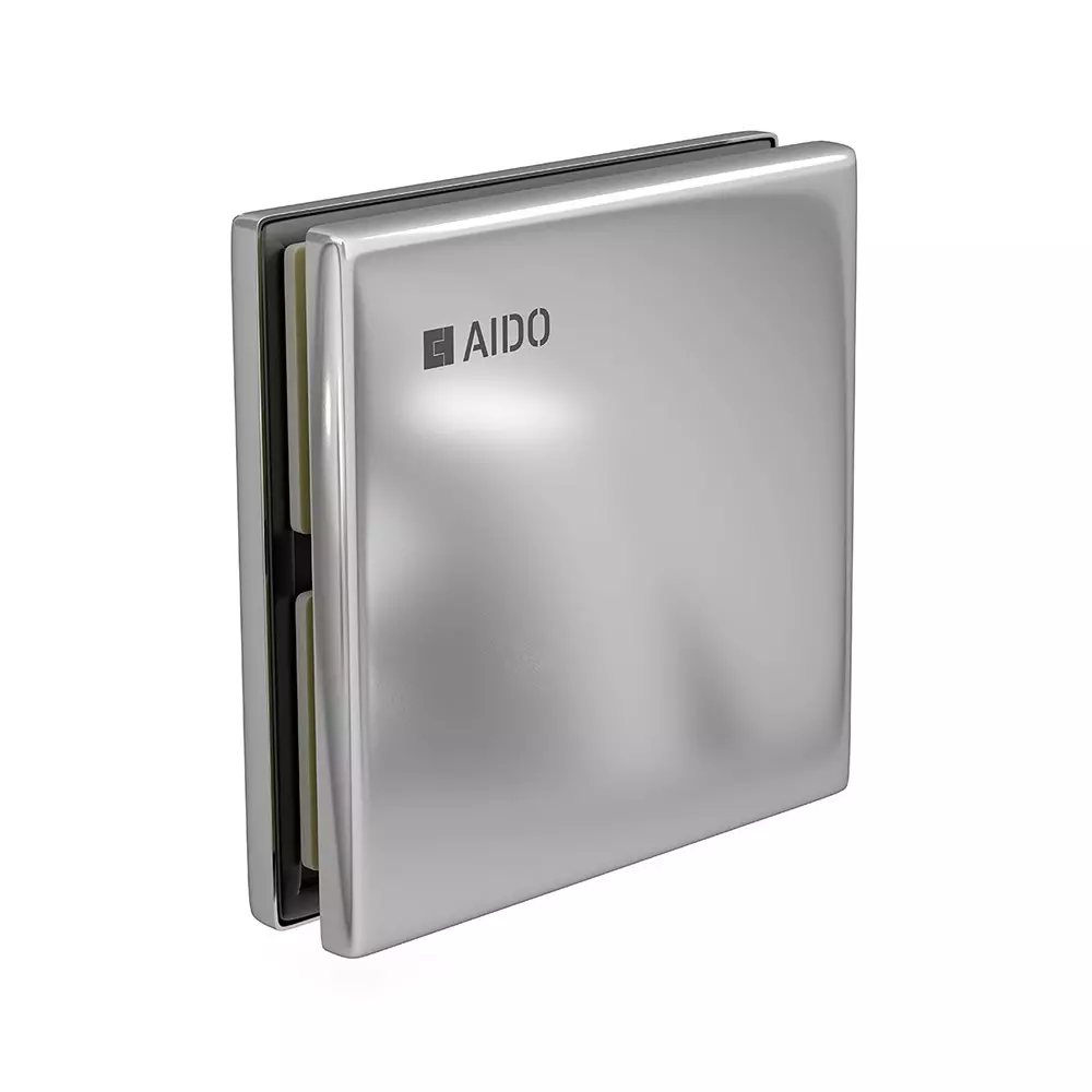 AIDO XL-C 4009A Polished Chrome Finish Quadruple Connector Glass Door Accessory
