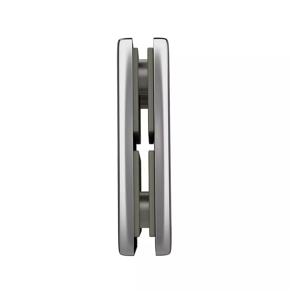 AIDO XL-C 4009A Polished Chrome Finish Quadruple Connector Glass Door Accessory