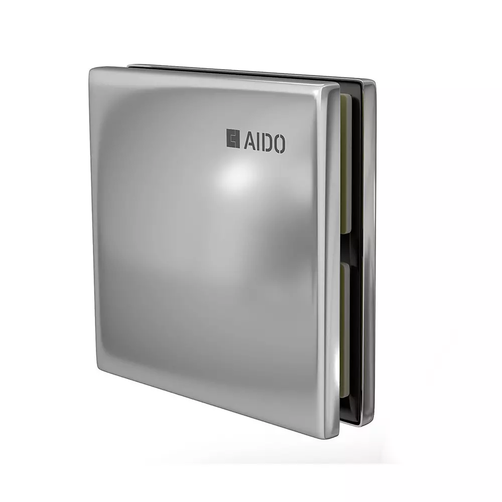 AIDO XL-C 4009A Polished Chrome Finish Quadruple Connector Glass Door Accessory