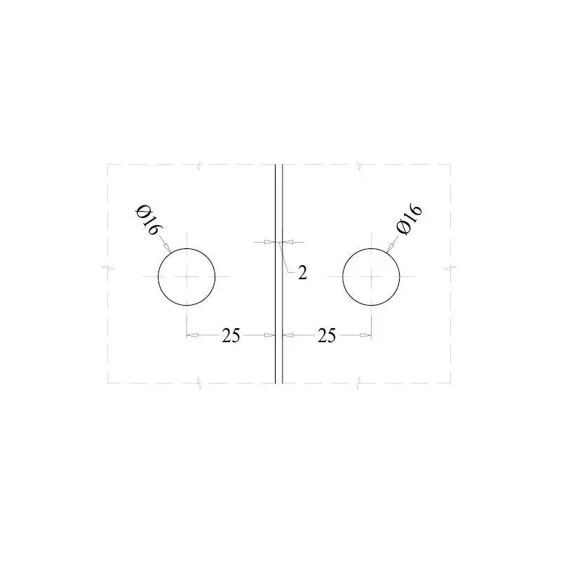 OZONE Glass to Glass Connector 180° Polished Stainless Steel Finish, OGC-5E STD PSS